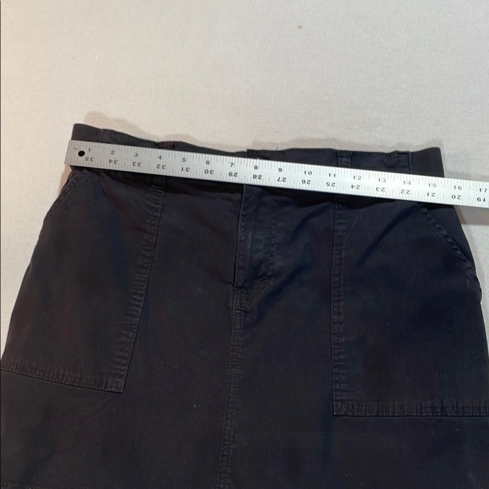 Lee Black Mini Pencil Skorts Elastic Waist Pockets - Picture 11 of 14